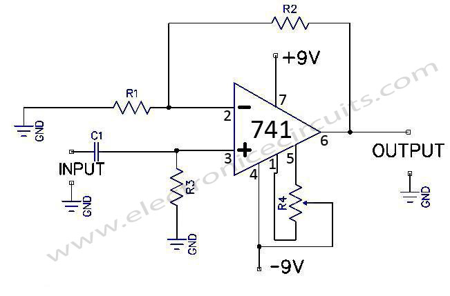 741-op-amp-general-purpose-non-inverting-ac-amplifier