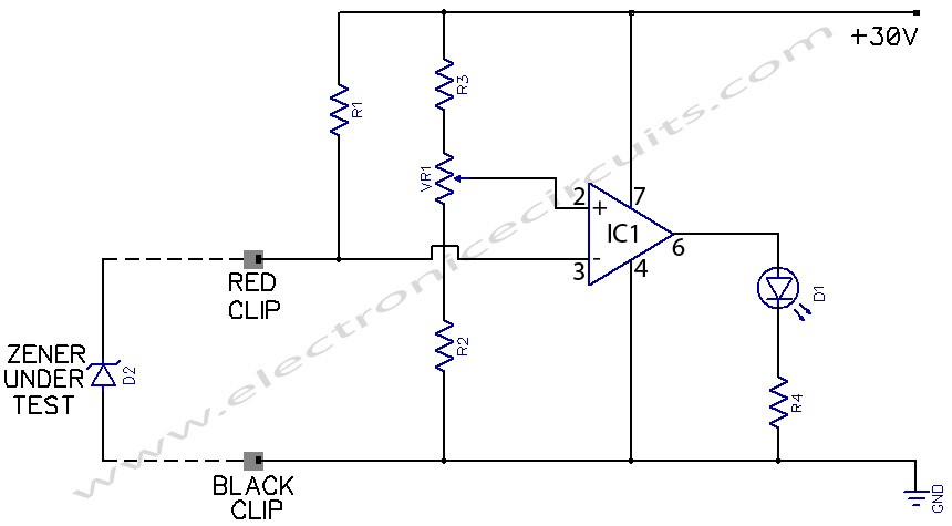 Zener Tester circuit, zener testing