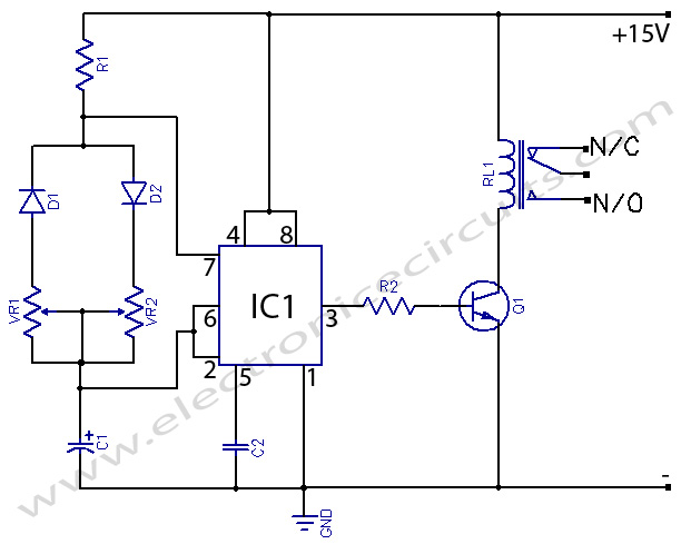 timer with on off delay circuit using ne 555