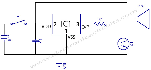 um 66 alarm generator speaker schematic