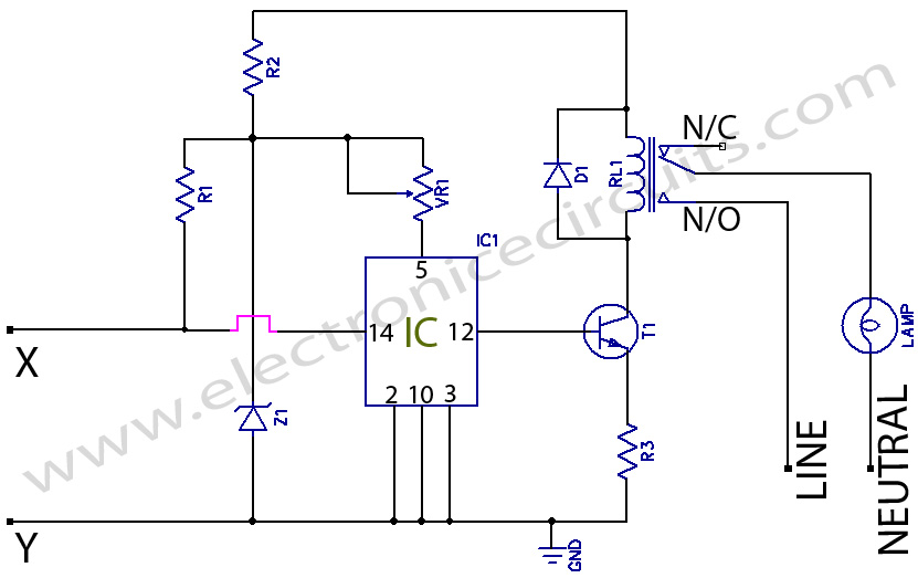 Electronic Multi way Switch circuit