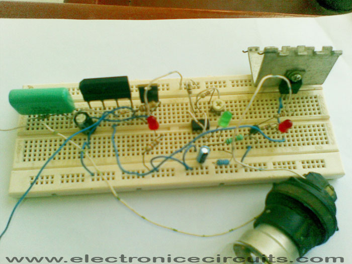 5 WAY AC FLASHER CIRCUIT DIAGRAM | Electronic Circuits