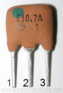 FM Ceramic Filter 10.7 MHz