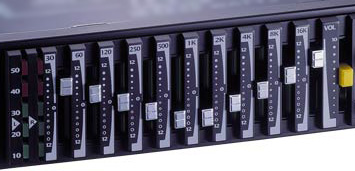 6 band graphic equaliser using 741 op-amp