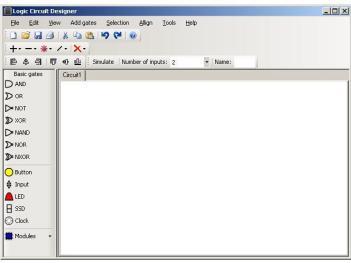 Logic Circuit Designer software