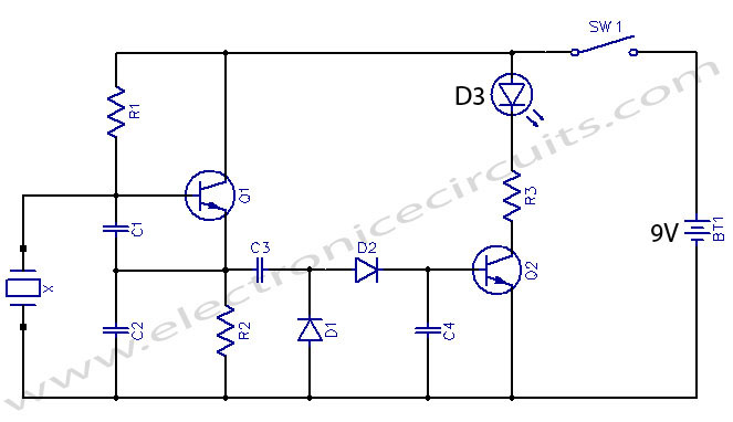 crystal tester XTal Tester circuit