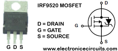 IRF9520 P Channel Power MOSFET