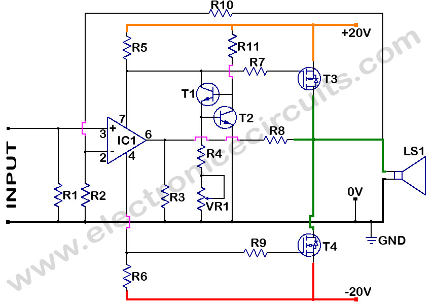 Free Download Power Amp Circuit Diagram - Mosfet Power Amplifier Circuit Diagram - Free Download Power Amp Circuit Diagram