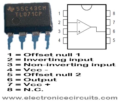 TL071 LOW NOISE J-FET SINGLE OPERATIONAL AMPLIFIERS