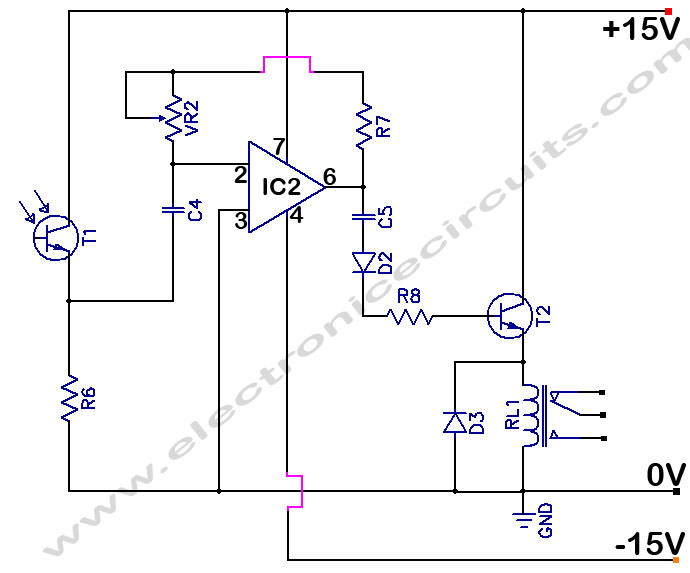 Infrared remote control receiver circuit