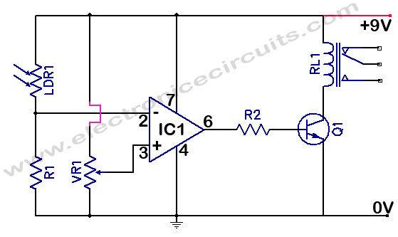 LDR Light Detector circuit