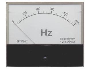 analog frequency meter