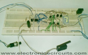 4033 7 segment common anode display counter