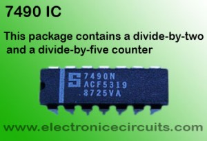 7490 SN7490A SN74LS90 SN74LS90N 7490N BINARY COUNTER IC