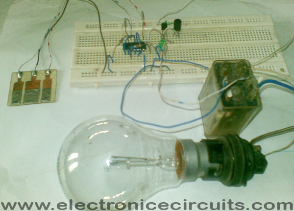 4011 Touch Control Switch Circuit | Electronic Circuits