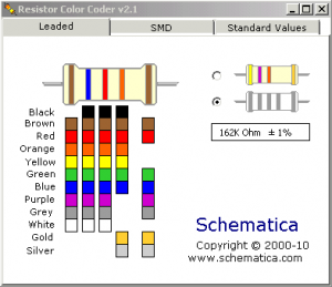 Resistor Color Code and SMD Calculator Coder Software