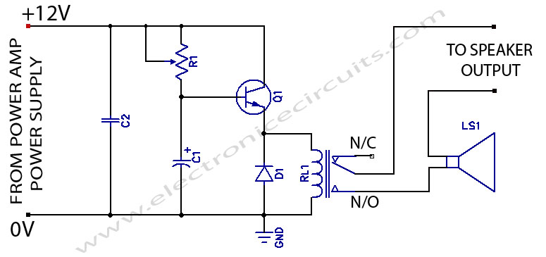 Speaker Protection Circuit Schematic