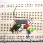 Two LED robot multivibrator circuit