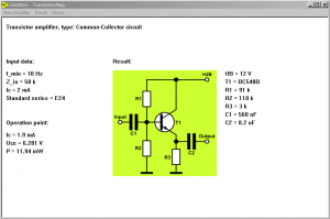 transistorAmp transistor amplifier circuits design software download