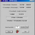 HF Dipole Antenna Design Program Software