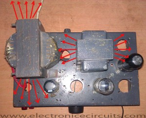 vacuum tube Audio Amplifier Transformer Magnetic flux Diagram