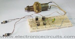 DC motor direction control circuit Clockwise Anticlockwise