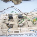 Dc motor rotation control diagram