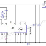 50hz 60hz frequency signal generator circuit diagram using crystal oscillator