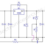 lm7805 5V Regulated Power Supply Overvoltage Protection overcurrent Circuit diagram