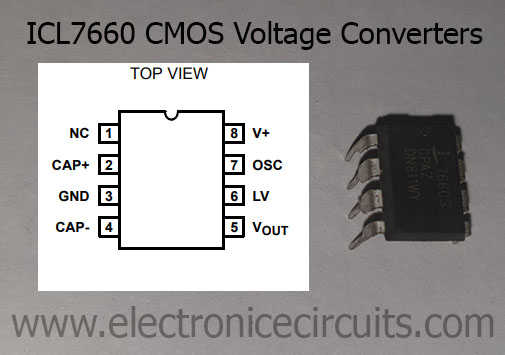 ICL7660 negative voltage converter 