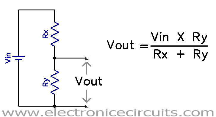 series resistor voltage divider